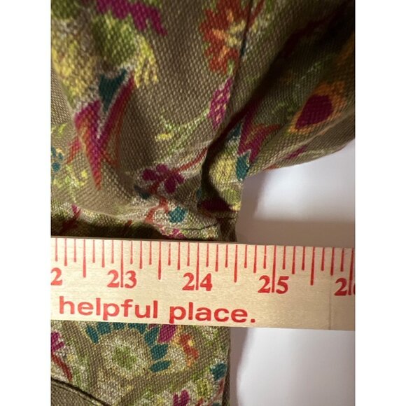 Liz Claiborne Woman Paisley Brown Jacket Blazer Career Women's Size 2X - Picture 6 of 11